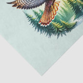 Schattigee bosdieren decoupage stijgende adelaar tissuepapier (Detail)