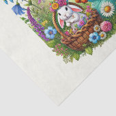 Schattigee bosdieren decoupage vossenkonijn tissuepapier (Detail)