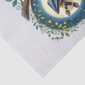 Schattigee bosdieren ontkoppelingsvleermuis tissuepapier (Detail)