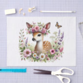 Schattigee boslanddieren ontkoppeld hert tissuepapier (Craft)