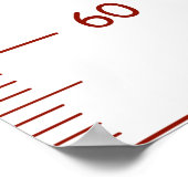 Schattigee bosrijke diergroeikaarten poster (Hoek)