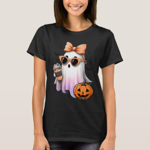 Schattigee Bougie Ghost Coffee Pumpkin Spooky Seas T-shirt