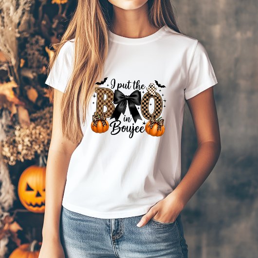 Schattigee Boujee Halloween Tshirt