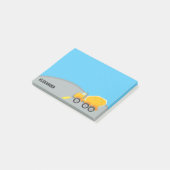 Schattigee Bouw Cement Mixer Truck Vehicles Boys Post-it® Notes (Schuin)