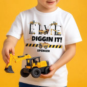 Schattigee Bouw Dump Truck Boy 5e Verjaardag Kinder Shirts
