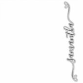 Schattigee Bow Handtekening Naam Koffer Sticker (Voorkant)