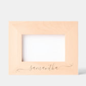 Schattigee Bow Signature Name Gegraveerde Lijstjes (Voorkant)