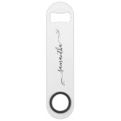 Schattigee Bow Signature Name Speed Flessenopener (Voorkant)