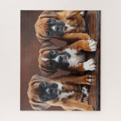 Schattigee Boxer Puppies Legpuzzel (Verticaal)