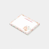 Schattigee brieven aan de kerstman en mail kerstpa post-it® notes (Schuin)