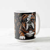 Schattigee Britse BullDog Coffee Mok (Voorkant rechts)