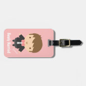 Schattigee bruiloftsjongen in Tuxedo Bagagelabel (Voorkant horizontaal)