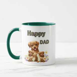 Schattigee bruine honden mok
