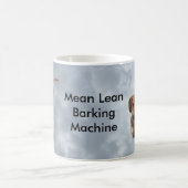 Schattigee bruine teckel blafmachine koffiemok (Center)