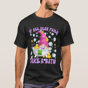 Schattigee bubbel badkabouter met veel bubbels gra t-shirt