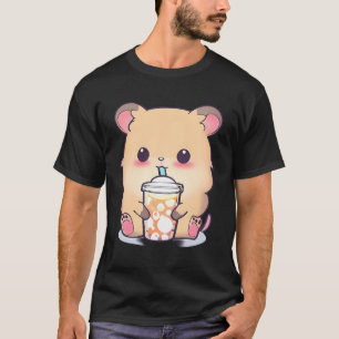 Schattigee Bubble Tea Hamster - Kawaii Hamster Bub T-shirt