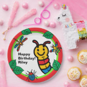Schattigee Bug en Insect Kids Verjaardag Papieren Bordje (Feest)