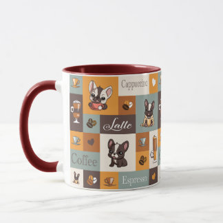 Schattigee Bulldog Coffee Love Mok