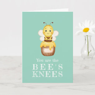 Schattigee Bumble Bee Valentijnsdag Kaart