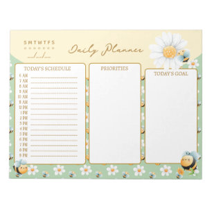 Schattigee Bumble Bees Custom Planner Notitieblok