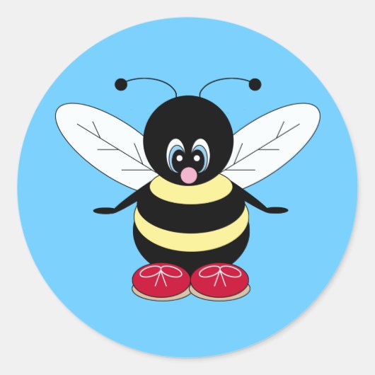 Schattigee BumbleBee Stickers (Voorkant)