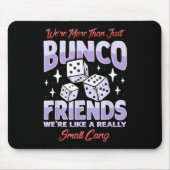 Schattigee Bunco Night Squad Kleding Spel Bunco Muismat (Voorkant)