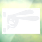 Schattigee Bunny Car Door Sticker – 3D Visual Viny (Vel 3)