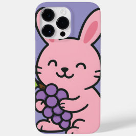 Schattigee Bunny Eten Druiven – Grappige Telefoonh Case-Mate iPhone 14 Pro Max Hoesje