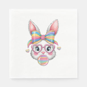 Schattigee Bunny Face Coquette Bow Girls Vrouwen P Servet
