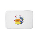 Schattigee Bunny Hugging Candy Corn Badmat (Voorkant)