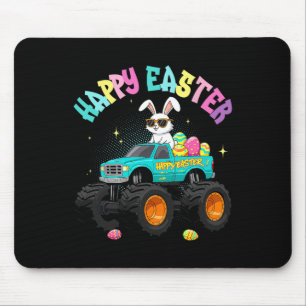 Schattigee Bunny Monster Truck Happy Easter voor K Muismat