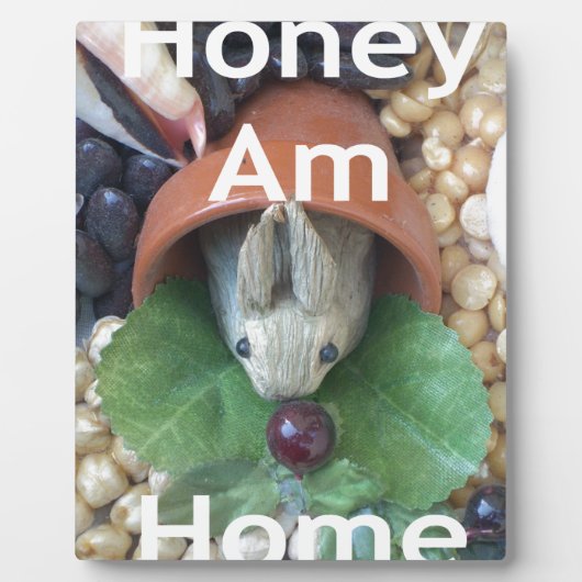 Schattigee Bunny Snacking Fotoplaat (Voorkant)