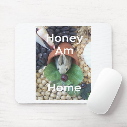 Schattigee Bunny Snacking Muismat (Met muis)