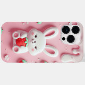Schattigee Bunny Telefoonhoes – Kawaii Rabbit Case-Mate iPhone Case (Achterkant (horizontaal))