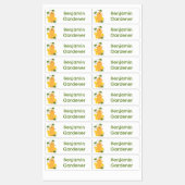 Schattigee butternut pompoen kalebas cartoon geper labels (Vel)