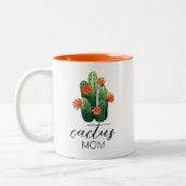 Schattigee Cactus Moeder Plant Lover Tweekleurige Koffiemok (Links)