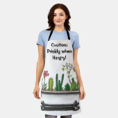 Schattigee Cactus Planten Schort (Gedragen)