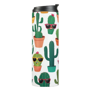 Schattigee Cactus Thermal Tumbler Thermosbeker