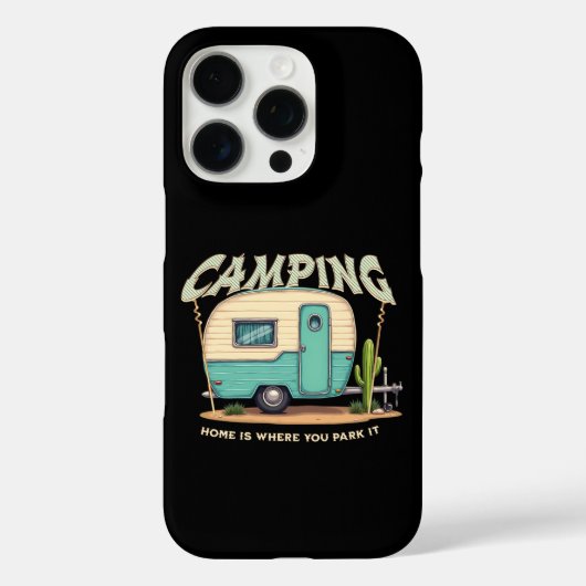 Schattigee Camper en Camping Quote Case-Mate iPhone Case (Achterkant)