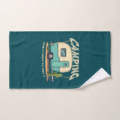 Schattigee  Camper en Camping Quote Handdoek (Handdoek)