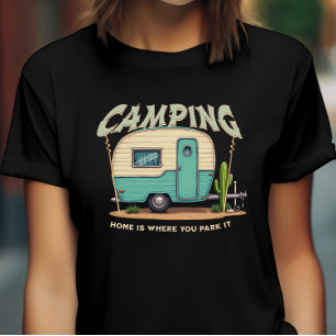 Schattigee  Camper en Camping Quote T-shirt