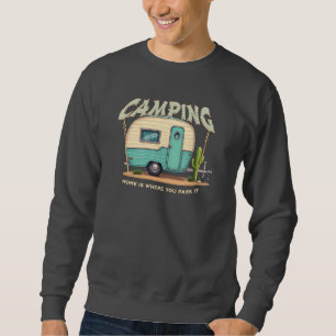 Schattigee Camper en Camping Quote Trui