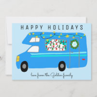Schattigee Camper RV boomvrije aangepaste kerst