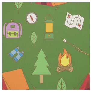 Schattigee Camping Wandelen Kinder Kamer Decor Gro Stof