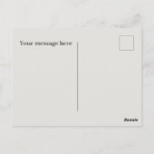 Schattigee campingliefhebbers tekst toevoegen briefkaart (Achterkant)