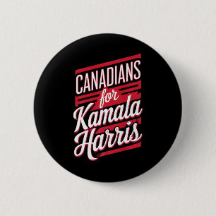 Schattigee Canadese meisjes voor Kamala Harris Can Ronde Button 5,7 Cm