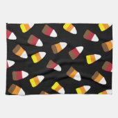 Schattigee Candy Corn Pattern Halloween Theedoek (Horizontaal)
