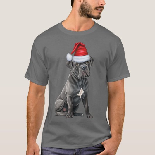 Schattigee Cane Corso Hondenliefhebber Funny Chris T-shirt (Voorkant)