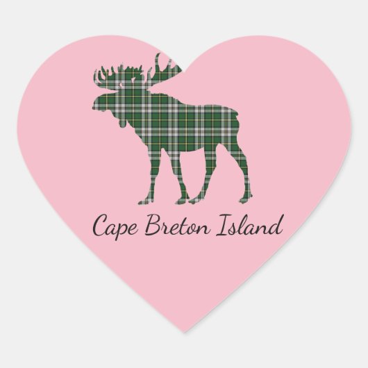 Schattigee Cape Breton Island eland tartan sticker (Voorkant)