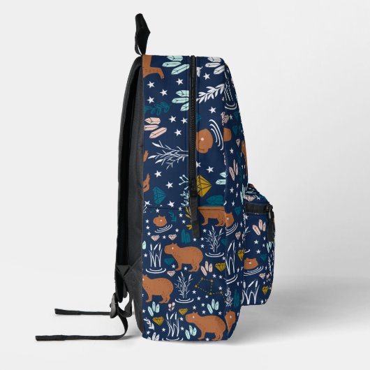 Schattigee Capybara-rugzak Bedrukte Rugzak (Links)